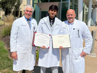Dr. Dhaval Patel USA fellowship recognition in orthopaedic sports medicine