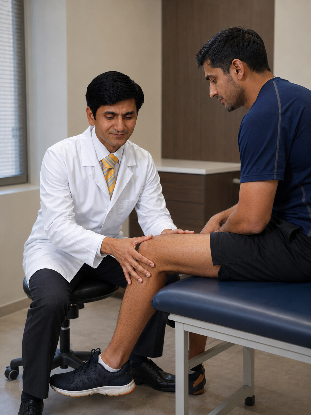 Dr. Dhaval Patel orthopaedic sports medicine surgeon at Olympian Hospital Ahmedabad